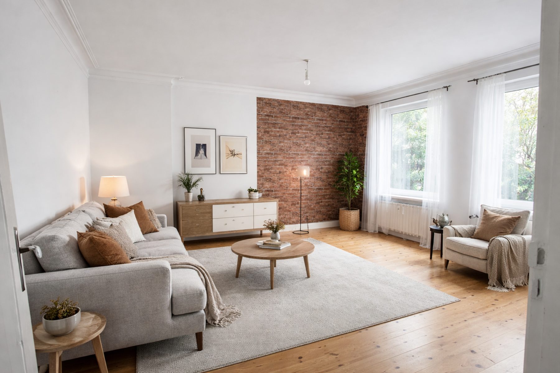 Wohnzimmer – Digital Staging